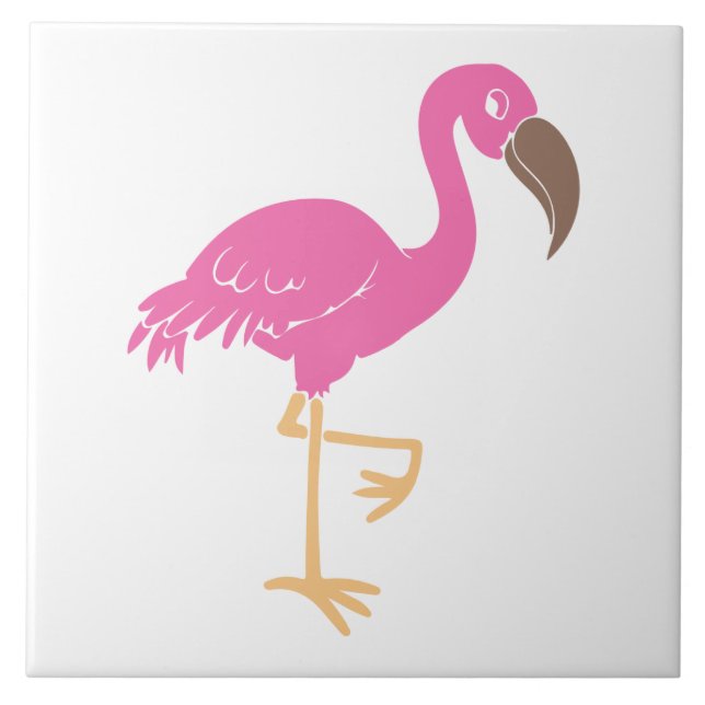Azulejo De Cerâmica Flamingo (Frente)
