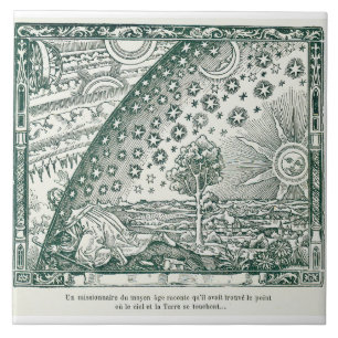 Azulejo De Cerâmica Flammarion Engrave