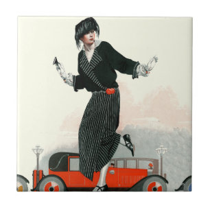 Azulejo De Cerâmica Flapper e Roadster