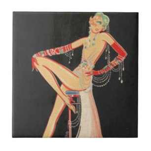 Azulejo De Cerâmica Flapper elegante