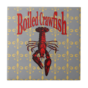 Azulejo De Cerâmica Fleur De Lis Crawfish