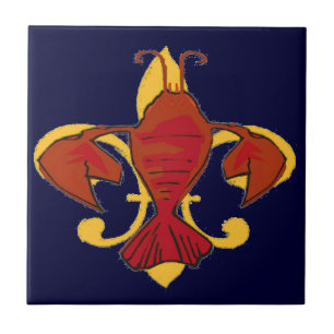 Azulejo De Cerâmica Fleur De Lis Crawfish