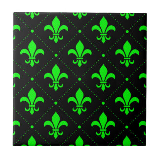Azulejo De Cerâmica Fleur-de-Lis Pattern