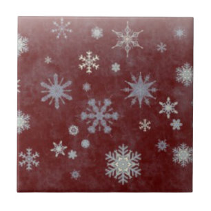 Azulejo De Cerâmica Floco de neve congelado