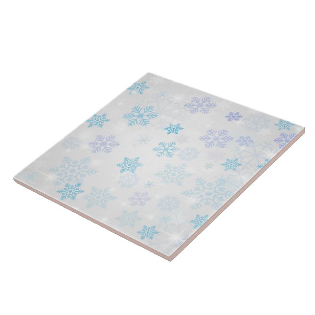 Azulejo De Cerâmica Flocos de neve (Lateral)