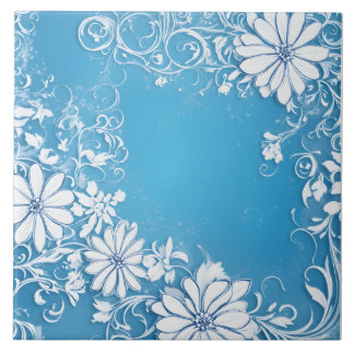 Azulejo De Cerâmica Flor branca