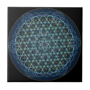 Azulejo De Cerâmica Flor da vida