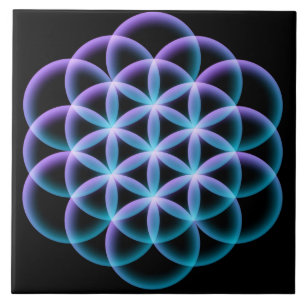 Azulejo De Cerâmica Flor da vida