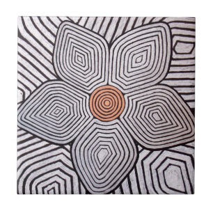 Azulejo De Cerâmica Flor da zebra