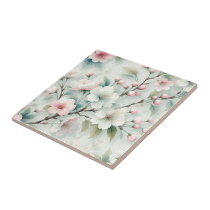 Azulejo De Cerâmica Flor de Cerejeira