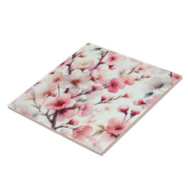 Azulejo De Cerâmica Flor de Cerejeira