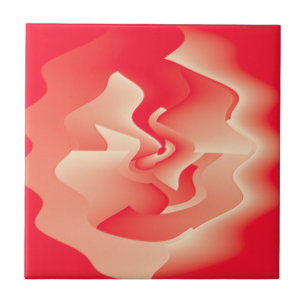 Azulejo De Cerâmica flor de coral