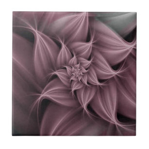 Azulejo De Cerâmica Flor de Rosa Incrível Fractal