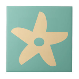 Azulejo De Cerâmica Flor Engraçado