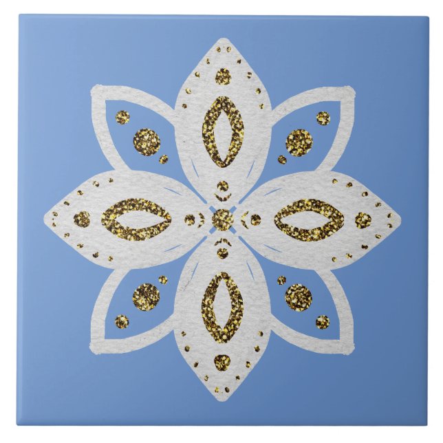 Azulejo De Cerâmica flor popular 1  (Frente)