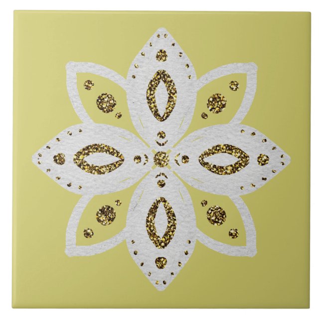 Azulejo De Cerâmica flor popular 1  (Frente)