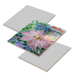 Azulejo De Cerâmica Flor Rosa bonito no Peixe Koi Colorida Zen<br><div class="desc">Uma bonito flor rosa entre a água azul e as almofadas de lírios verdes em luz solar vestida em uma imagem fotográfica de azulejo mosaico neste belo azulejo decorativo de cerâmica. Personalize este brilhante e colorido lago Zen koi com Iniciais ou apague. Este é um de vários design de azulejo...</div>