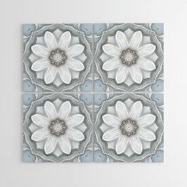 Azulejo De Cerâmica Flor Vitória 