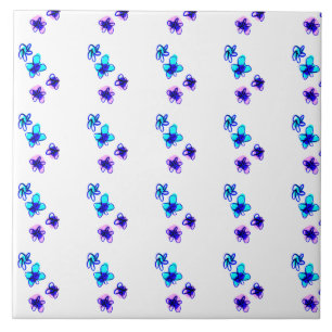 Azulejo De Cerâmica Flora