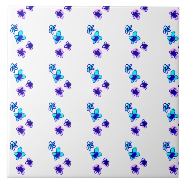 Azulejo De Cerâmica Flora (Frente)