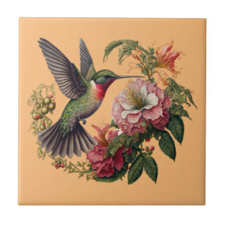 Azulejo De Cerâmica flora e fauna