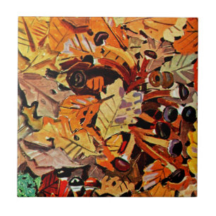 Azulejo De Cerâmica Flora Exótica nº 8 no Sunshine Dazzle