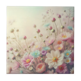 Azulejo De Cerâmica Floral