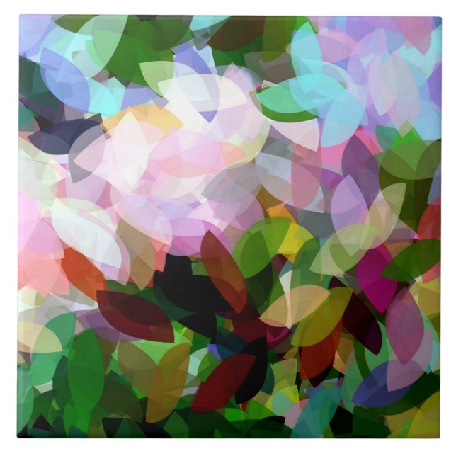 AZULEJO DE CERÂMICA  FLORAL (Frente)