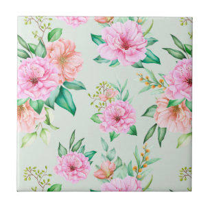 Azulejo De Cerâmica Floral