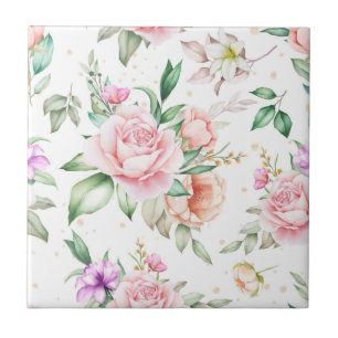 Azulejo De Cerâmica Floral