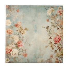 Azulejo De Cerâmica Floral