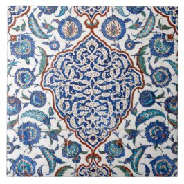Azulejo De Cerâmica Floral Antigo Otomano Iznik