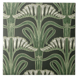 Azulejo De Cerâmica Floral Art Nouveau design