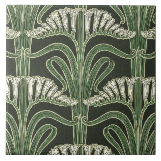 Azulejo De Cerâmica Floral Art Nouveau design