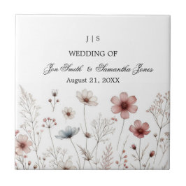 Azulejo De Cerâmica Floral boho simples