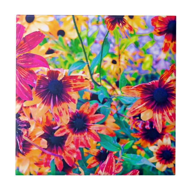 Azulejo De Cerâmica Floral design 1 - Cópia (Frente)