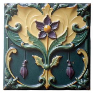 Azulejo De Cerâmica Floral Empress
