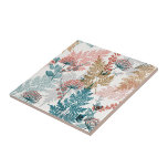 Azulejo De Cerâmica Floral estético<br><div class="desc">Azulejo estético de cerâmica floral</div>