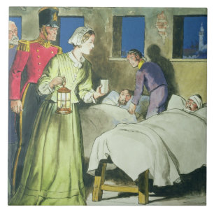 Azulejo De Cerâmica Florence Nightingale (1820-1910) 'das
