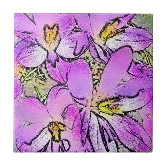 AZULEJO DE CERÂMICA  FLORES (Frente)