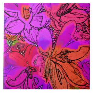 AZULEJO DE CERÂMICA  FLORES