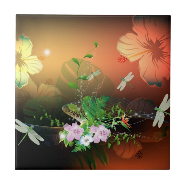 Azulejo De Cerâmica Flores (Frente)