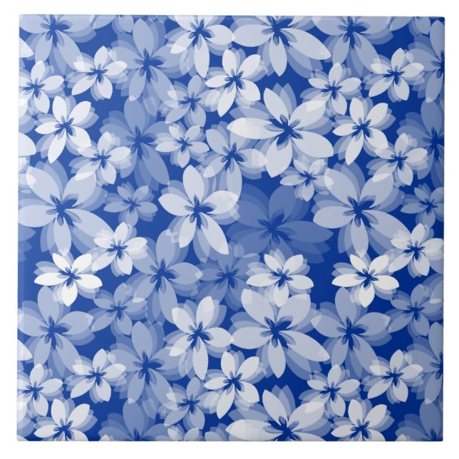 Azulejo De Cerâmica Flores bonito (Frente)