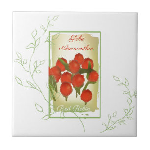 Azulejo De Cerâmica Flores de Aquarela