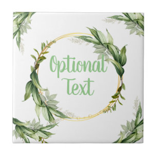 Azulejo De Cerâmica Flores de Árvores de Olivais Flores