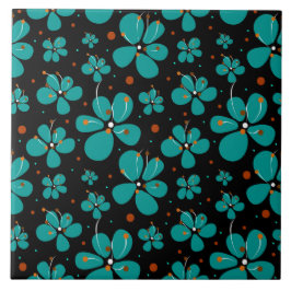 Azulejo De Cerâmica Flores De Bolas De Tartaruga