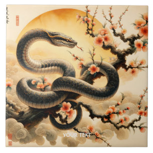 Azulejo De Cerâmica Flores de Cobra de Fantasy