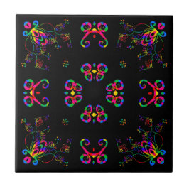 Azulejo De Cerâmica Flores de Festa de Dança