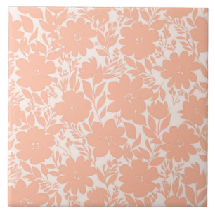 Azulejo De Cerâmica Flores de Flor de Pêssego Doce
