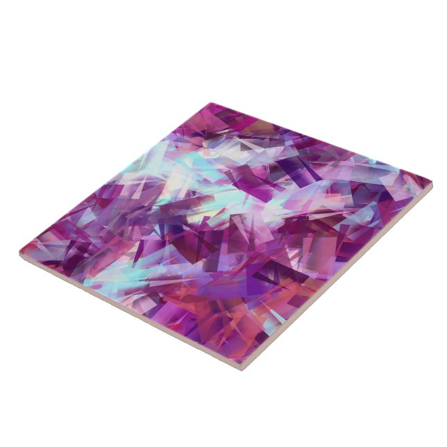 Azulejo De Cerâmica FLORES DE lavanda (Lateral)